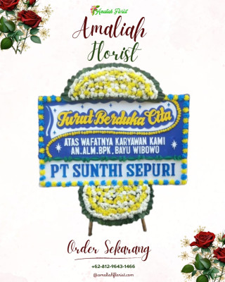Papan Bunga Duka di Menggoro